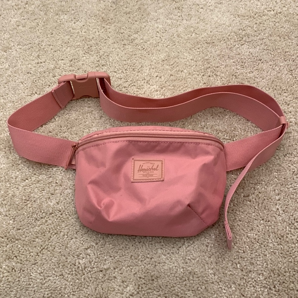 Pink Herschel fourteen hip pack